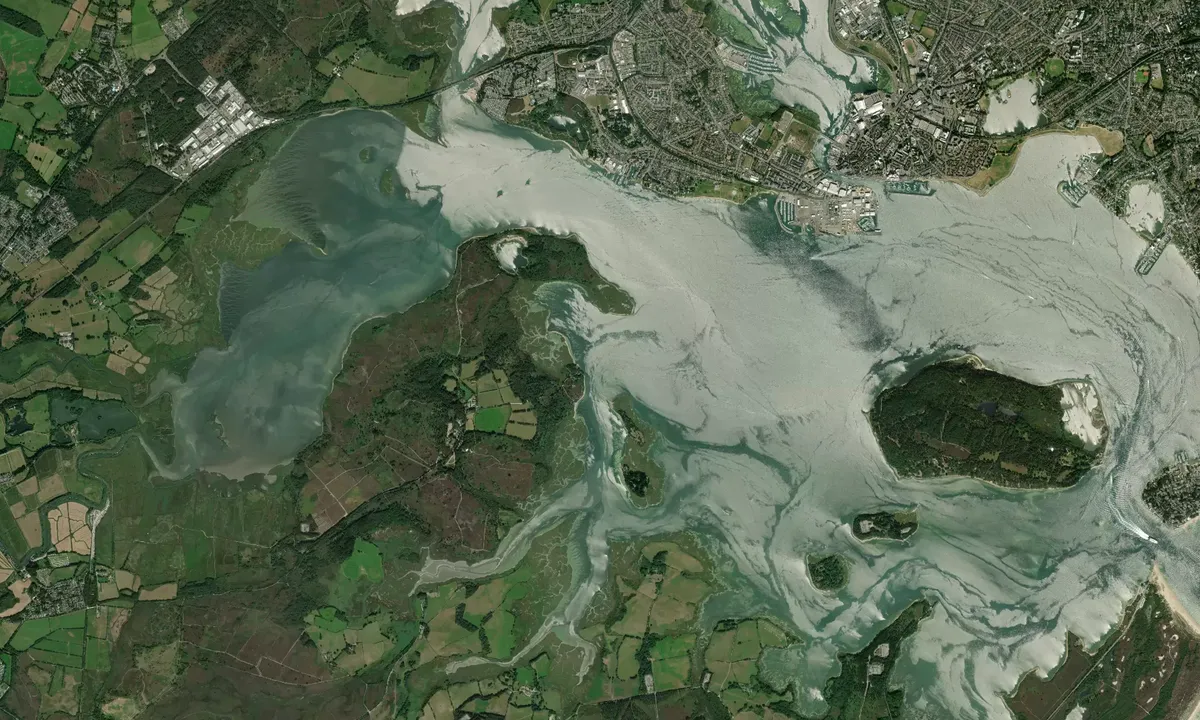 Flyfoto av Long Island - Wareham