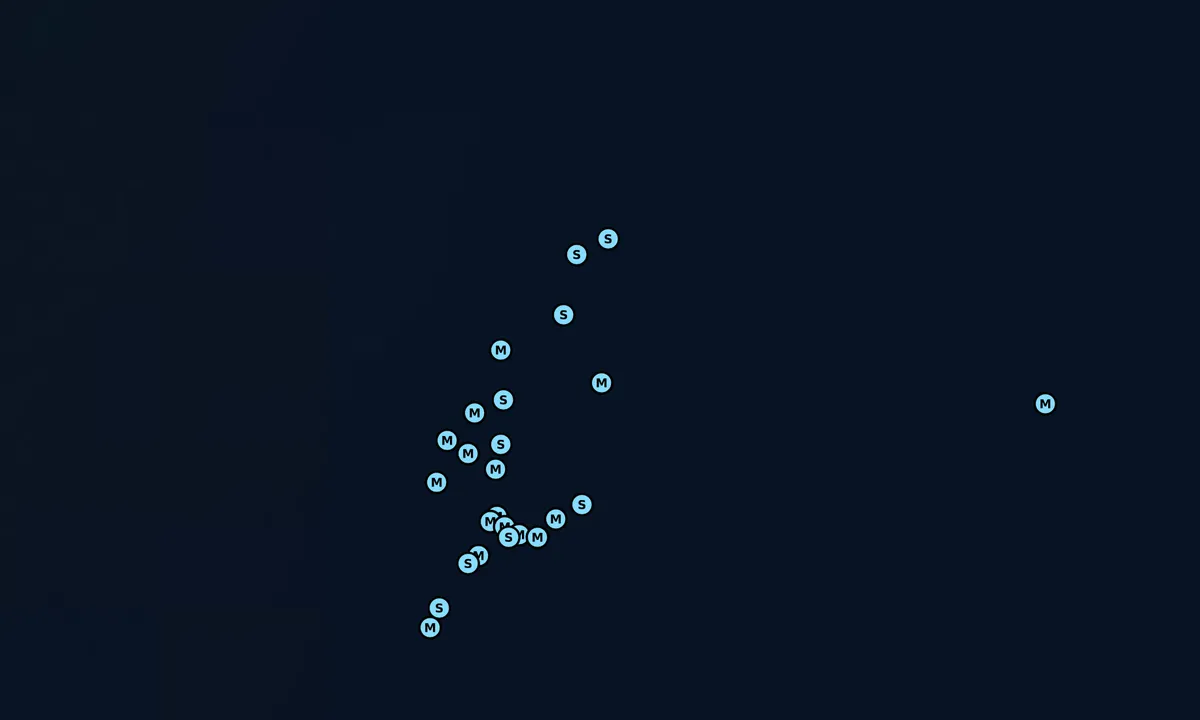 Satelite image of Loon Harbor