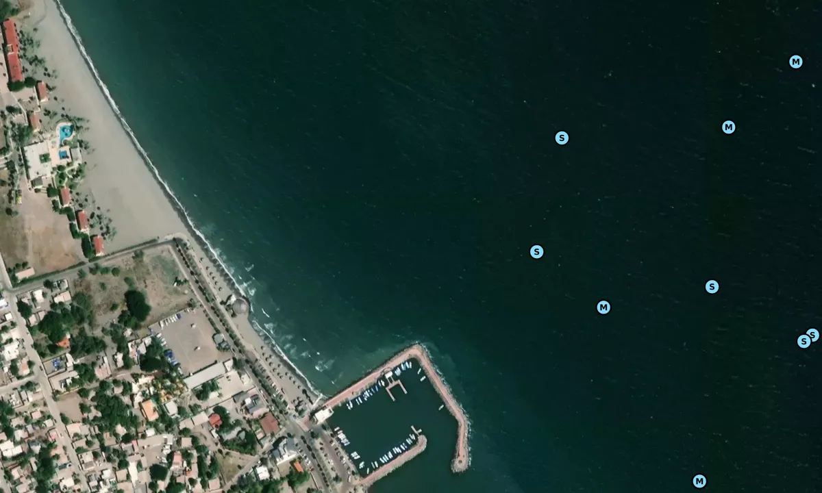Satelite image of Loreto - Baja California Sur