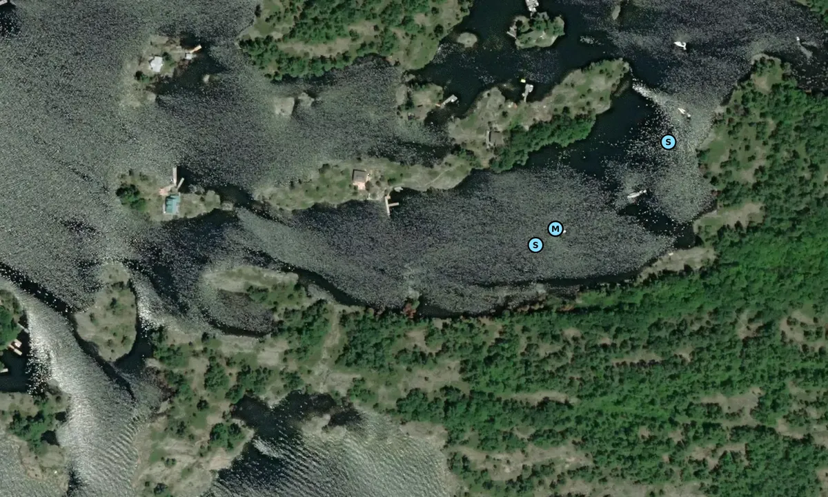 Satelite image of Lost Bay