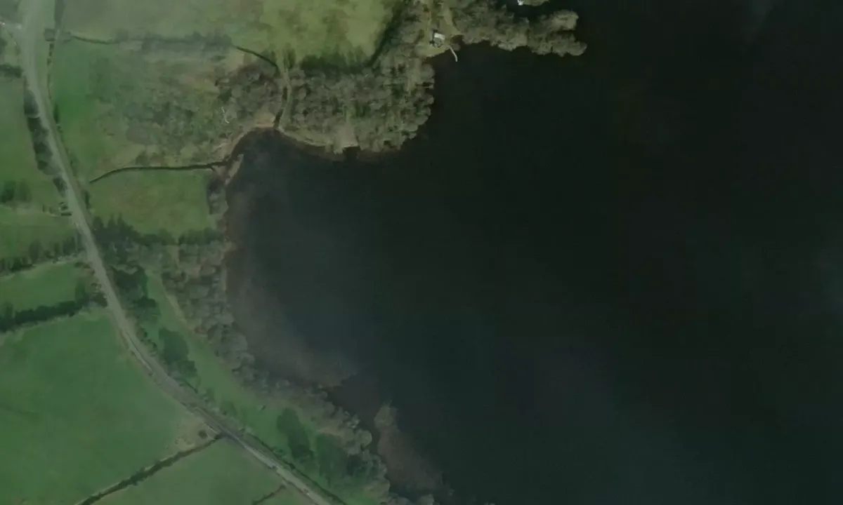 Satelite image of Lough derg holiday cottages