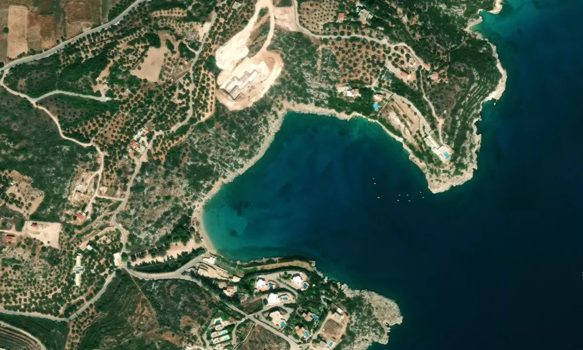 Flyfoto av Loutraki Bay