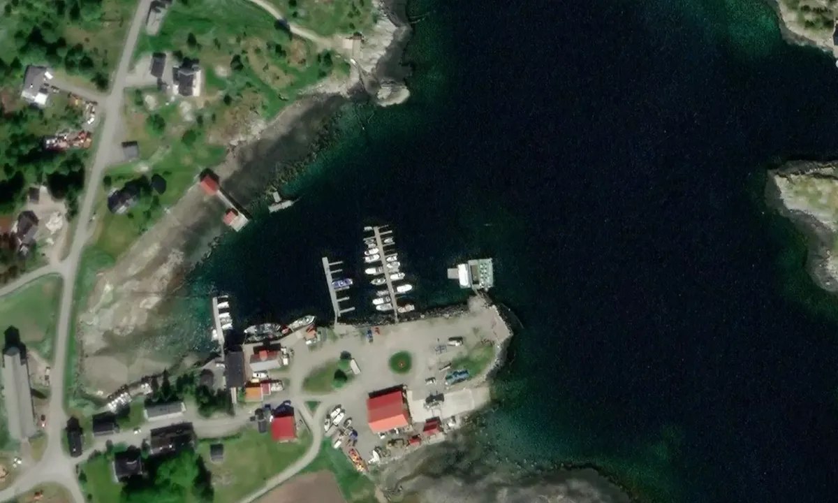 Satelite image of Løvøen Gård