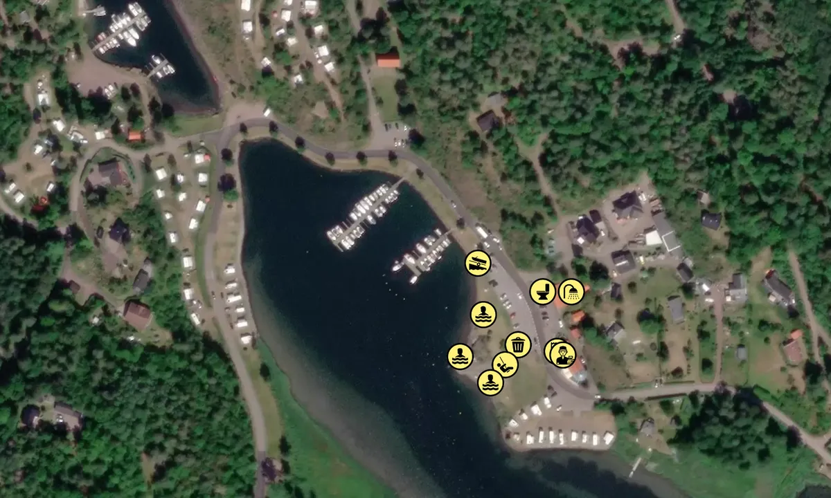Satelite image of Løvøya - Horten