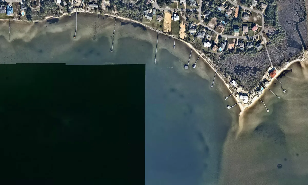 Flyfoto av Lower Pritchard Long Point