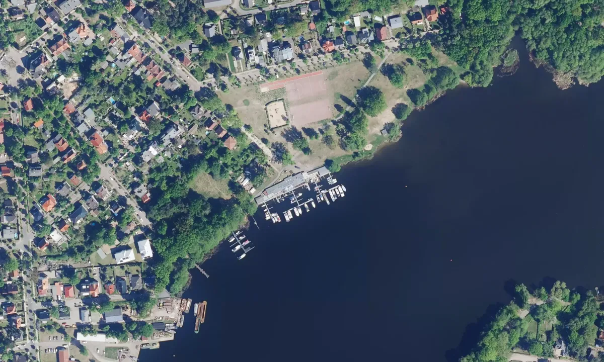 Flyfoto av Lubea Yachthafen