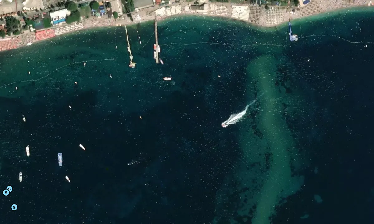 Satelite image of Luka Budva