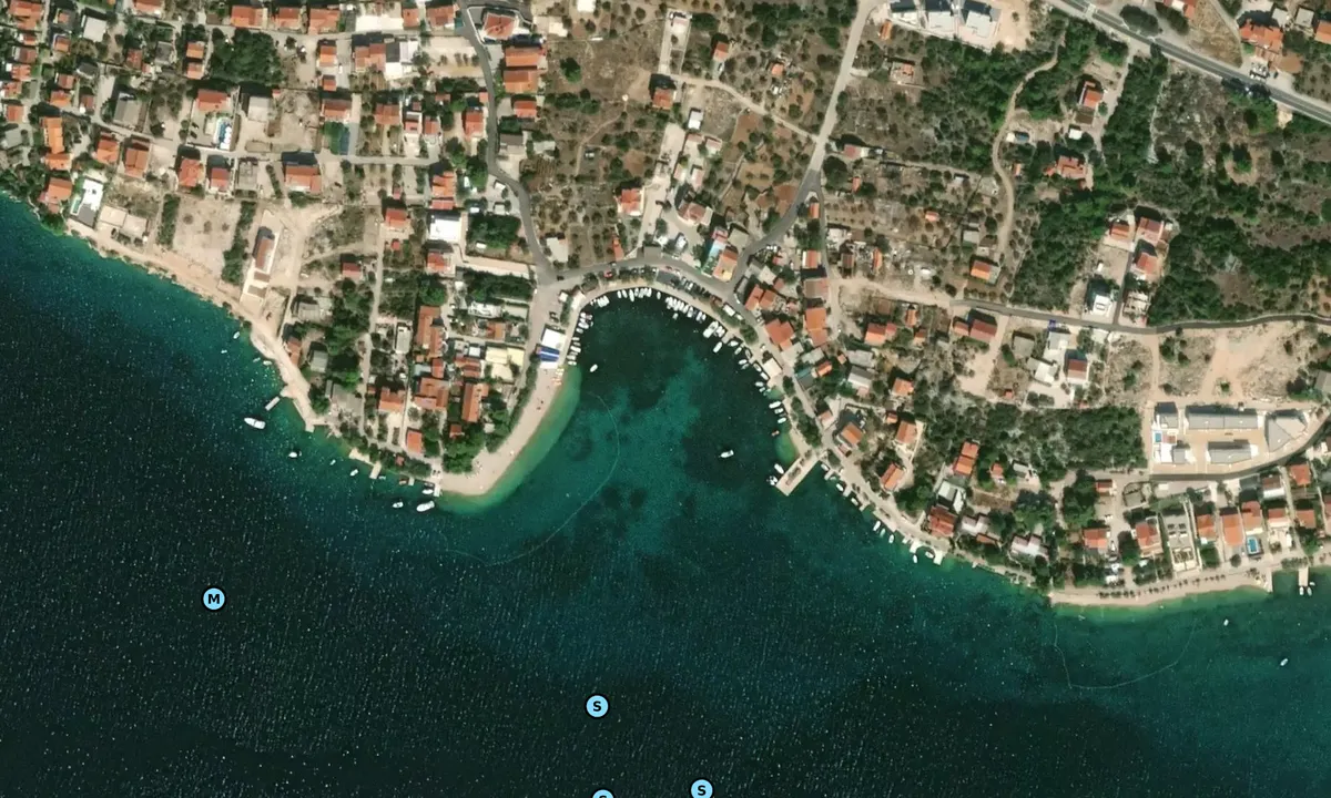 Satelite image of Luka Grebastica