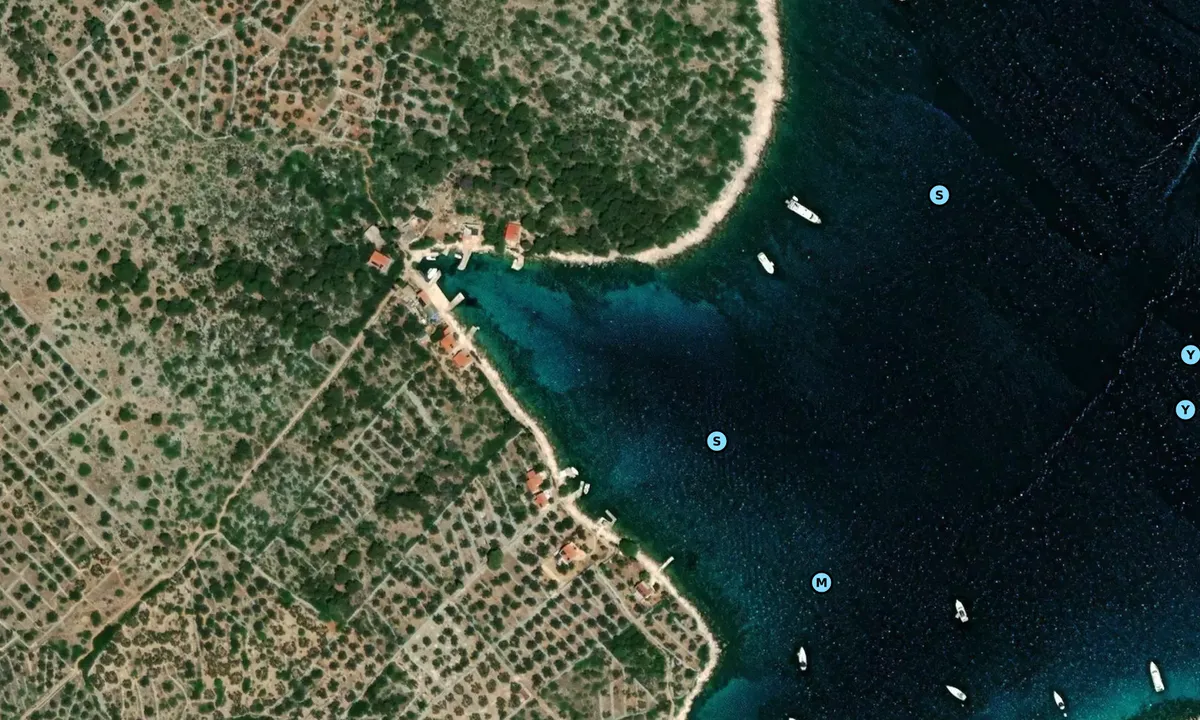 Satelite image of Luka Zut - Kornati