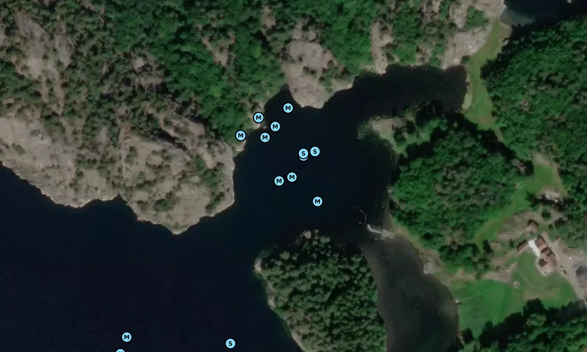 Satelite image of Lusekilen