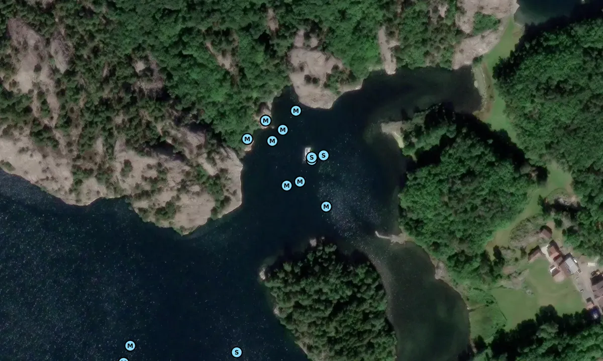 Satelite image of Lusekilen