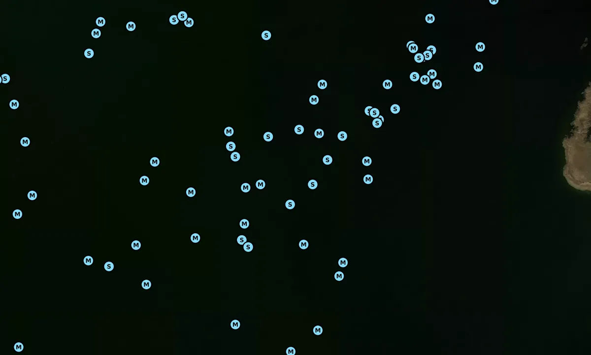 Satelite image of Lutz Creek