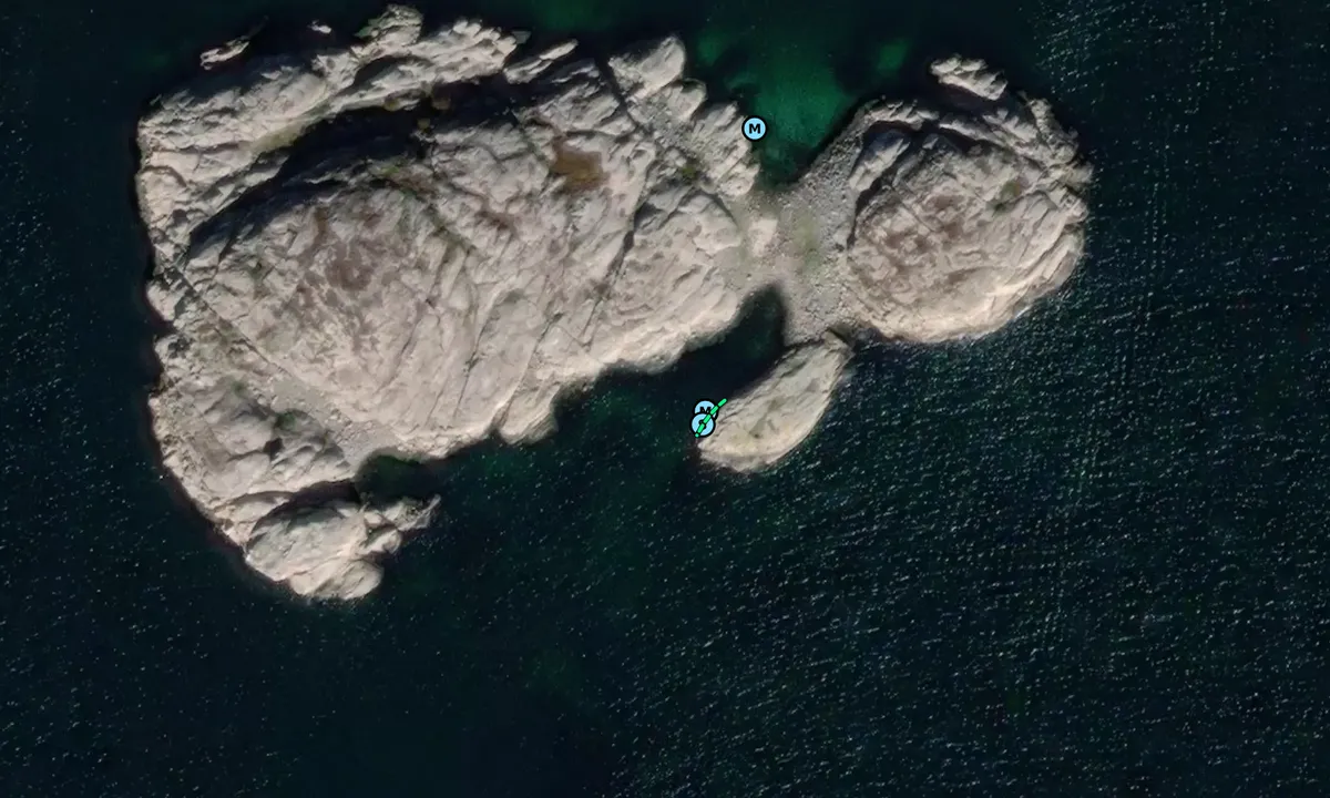 Satelite image of Lyngnhuvudet