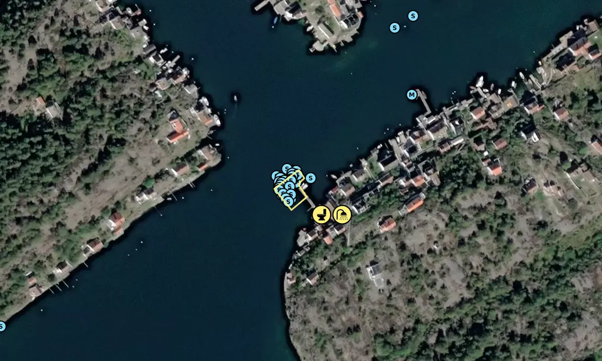 Satelite image of Lyngør Seilmakerverksted