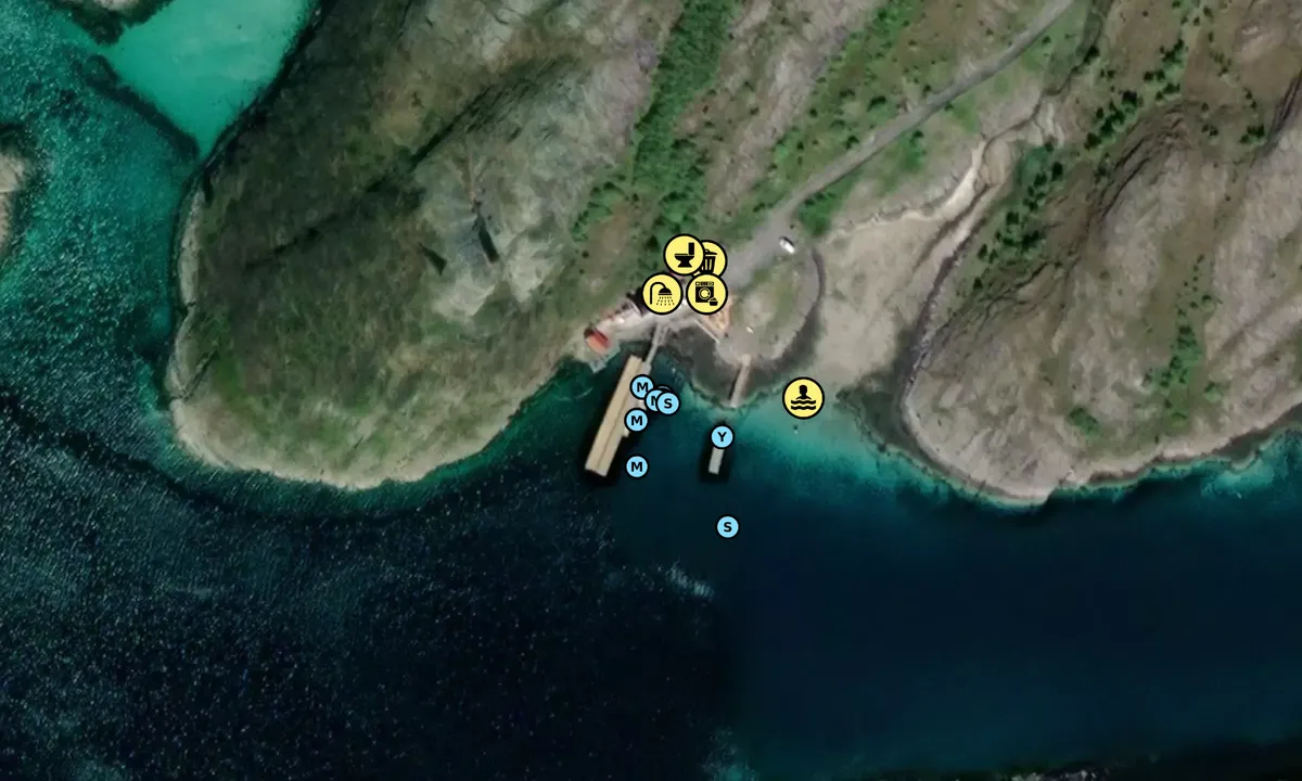 Satelite image of Lyngvågen kafe