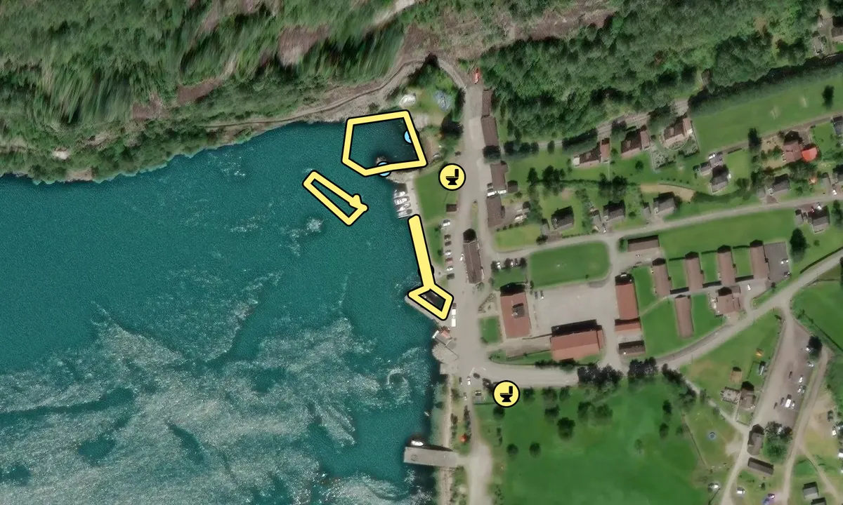 Satelite image of Lysebotn