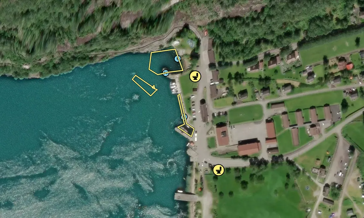 Satelite image of Lysebotn