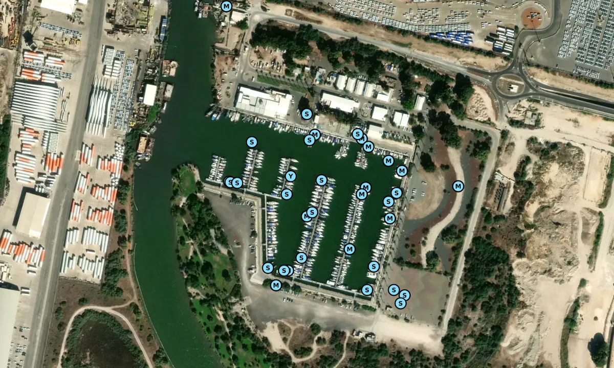 Satelite image of Maagan Shavit