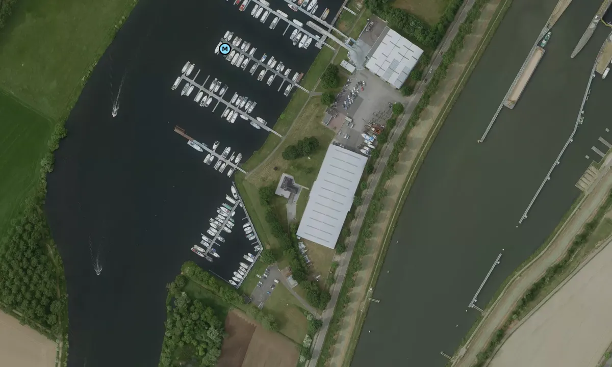 Satelite image of Maasbrachter Watersport Marina