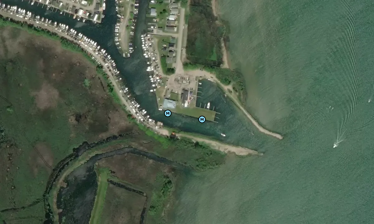 Satelite image of MacDonald Turkey Point Marina
