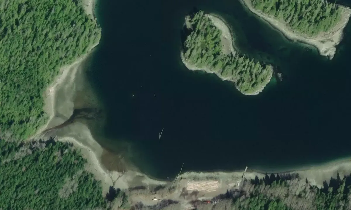 Satelite image of Macgowan Bay