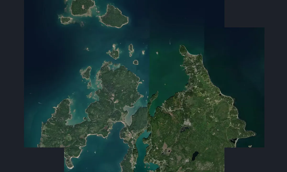 Flyfoto av Mackarel Cove - West Side