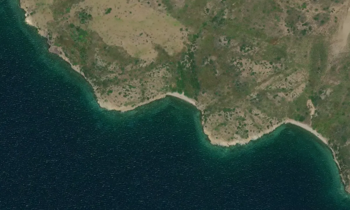 Satelite image of Maden Natural Beach