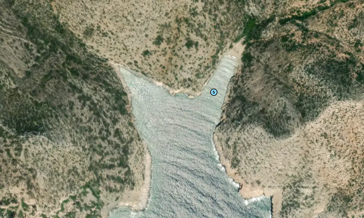 Satelite image of Mafalda Beach