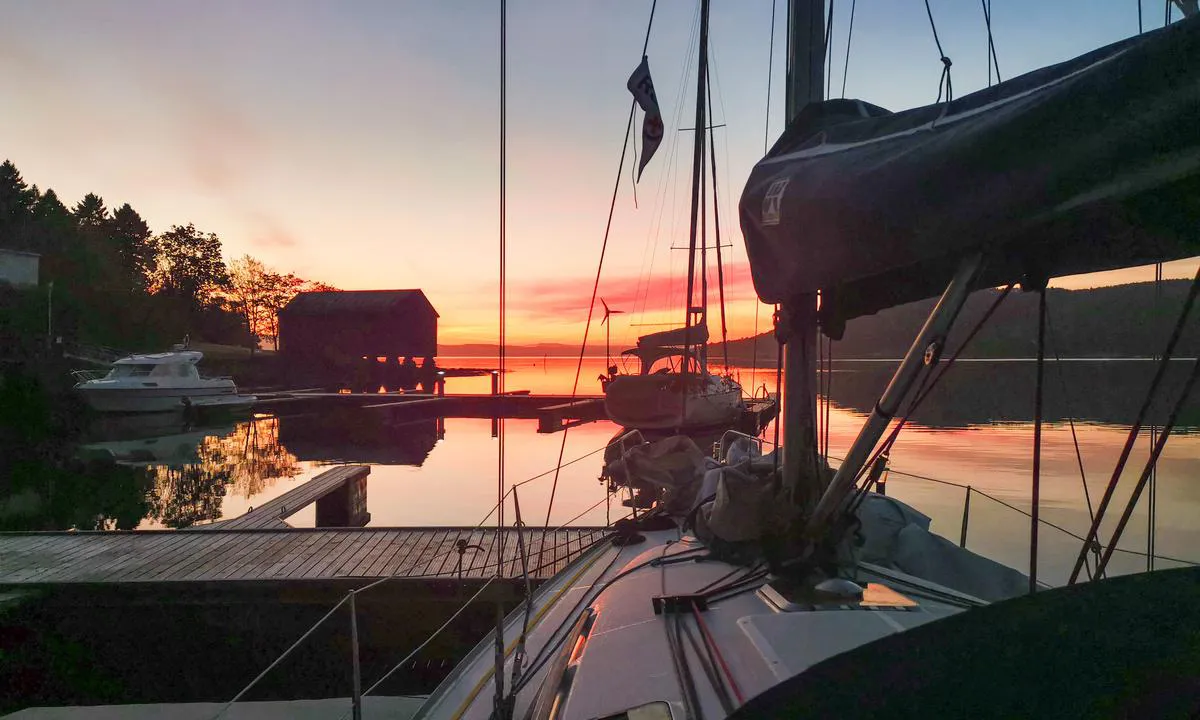 Solnedgang på Magerøya.