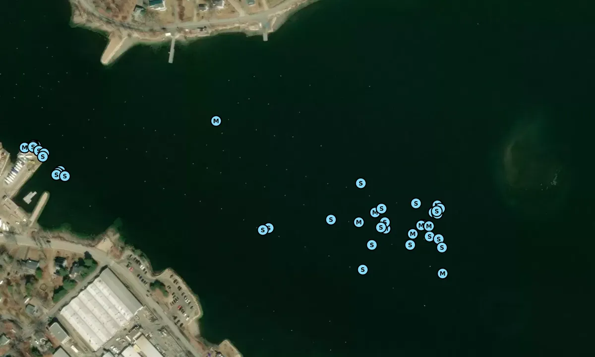 Satelite image of Mahone Bay