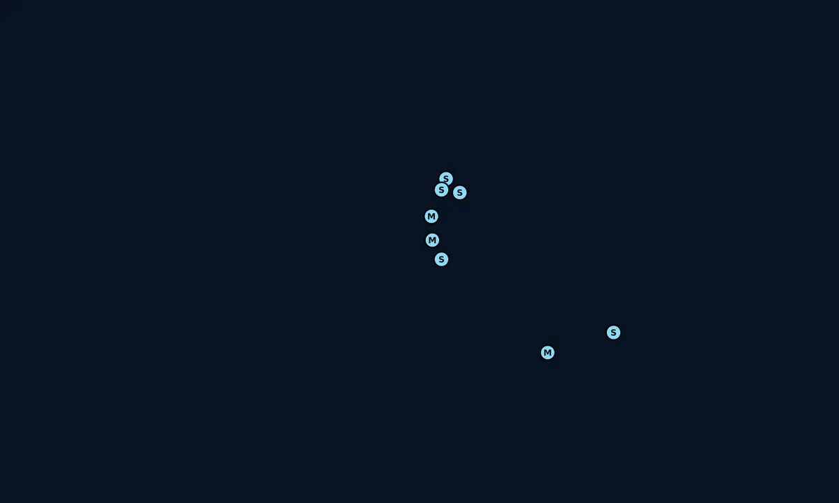 Satelite image of Main Duck - 2