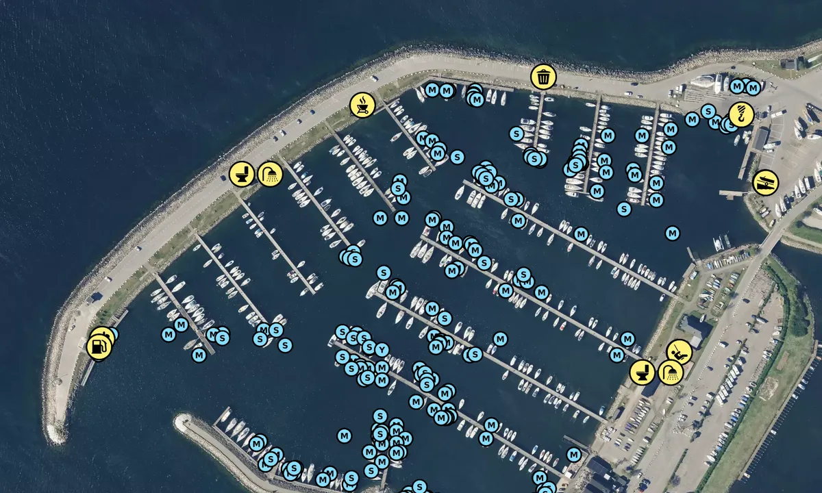 Satelite image of Malmö - Limhamn