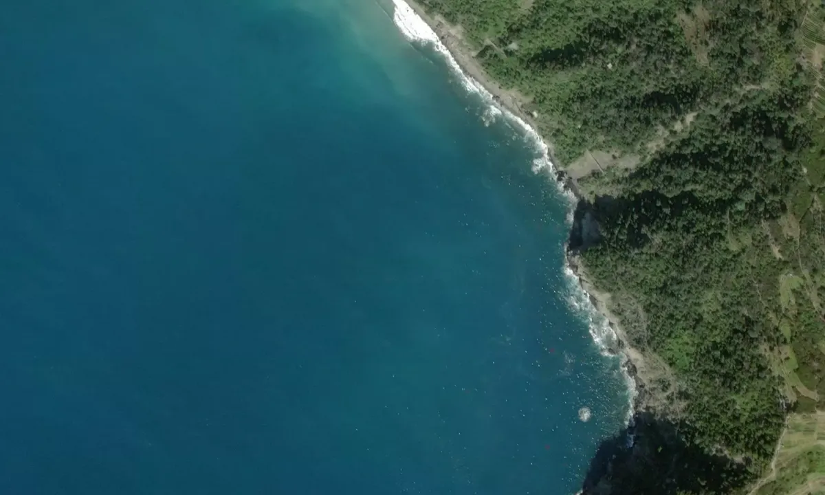 Flyfoto av Manarola