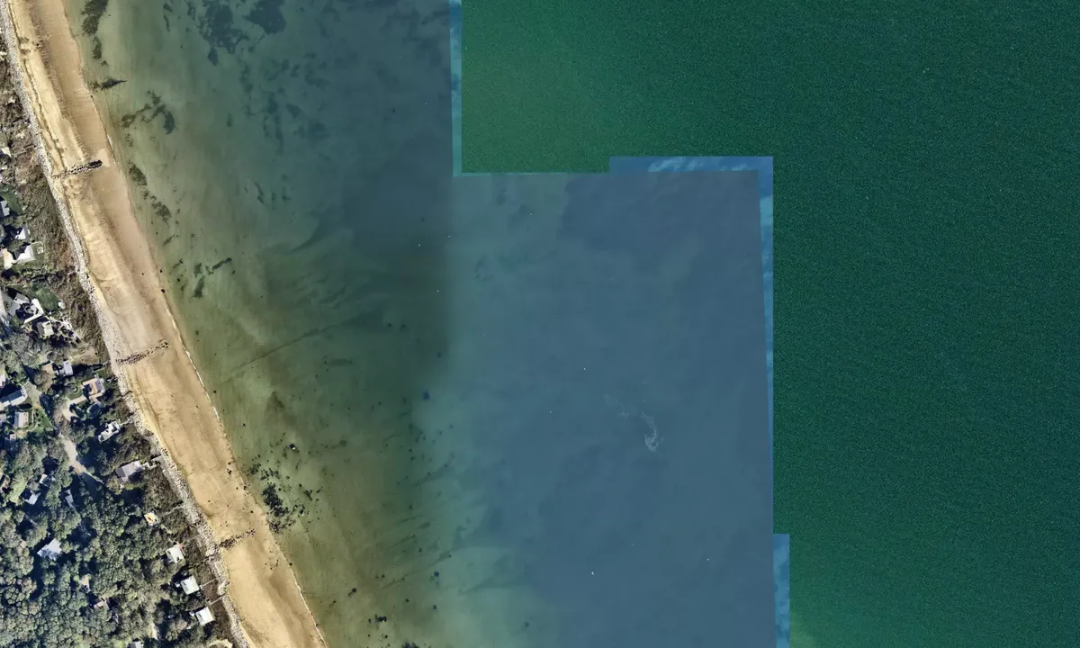 Flyfoto av Manomet Beach Anchorage