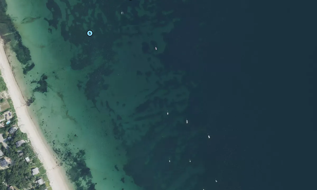 Satelite image of Manomet Beach Anchorage