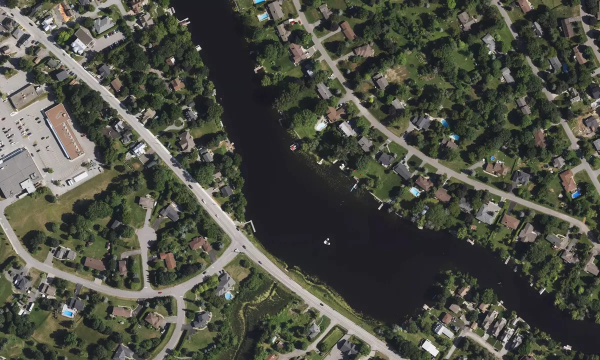 Satelite image of Manotick