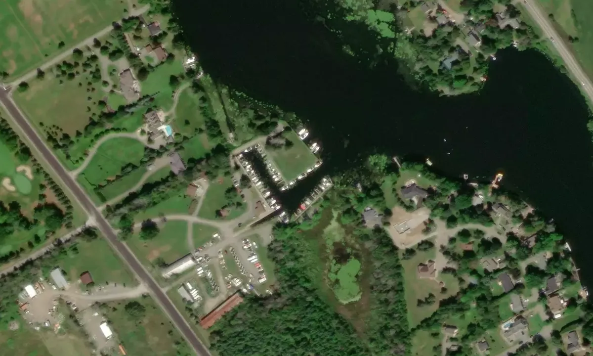Satelite image of Manotick Marina