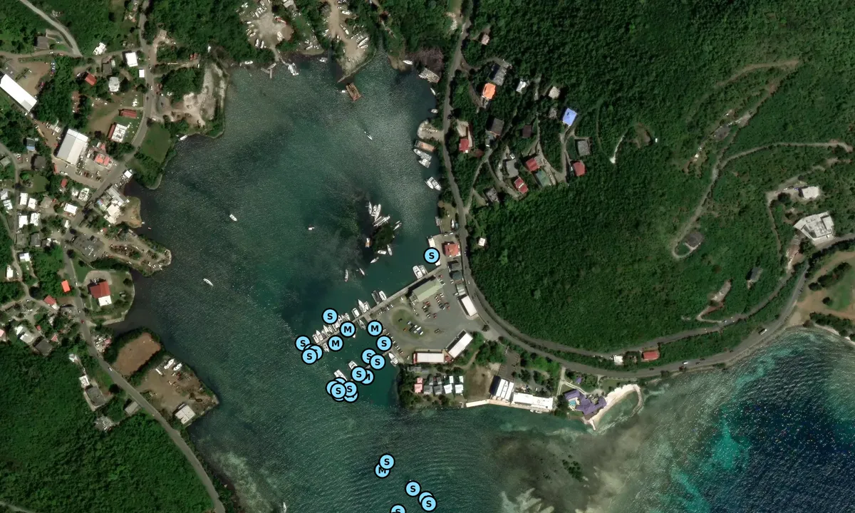 Satelite image of Manuel Reef Marina