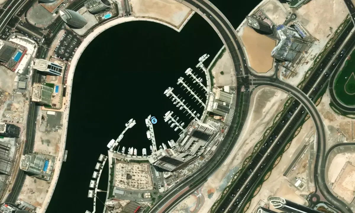 Satelite image of Marasi Business Bay Marina
