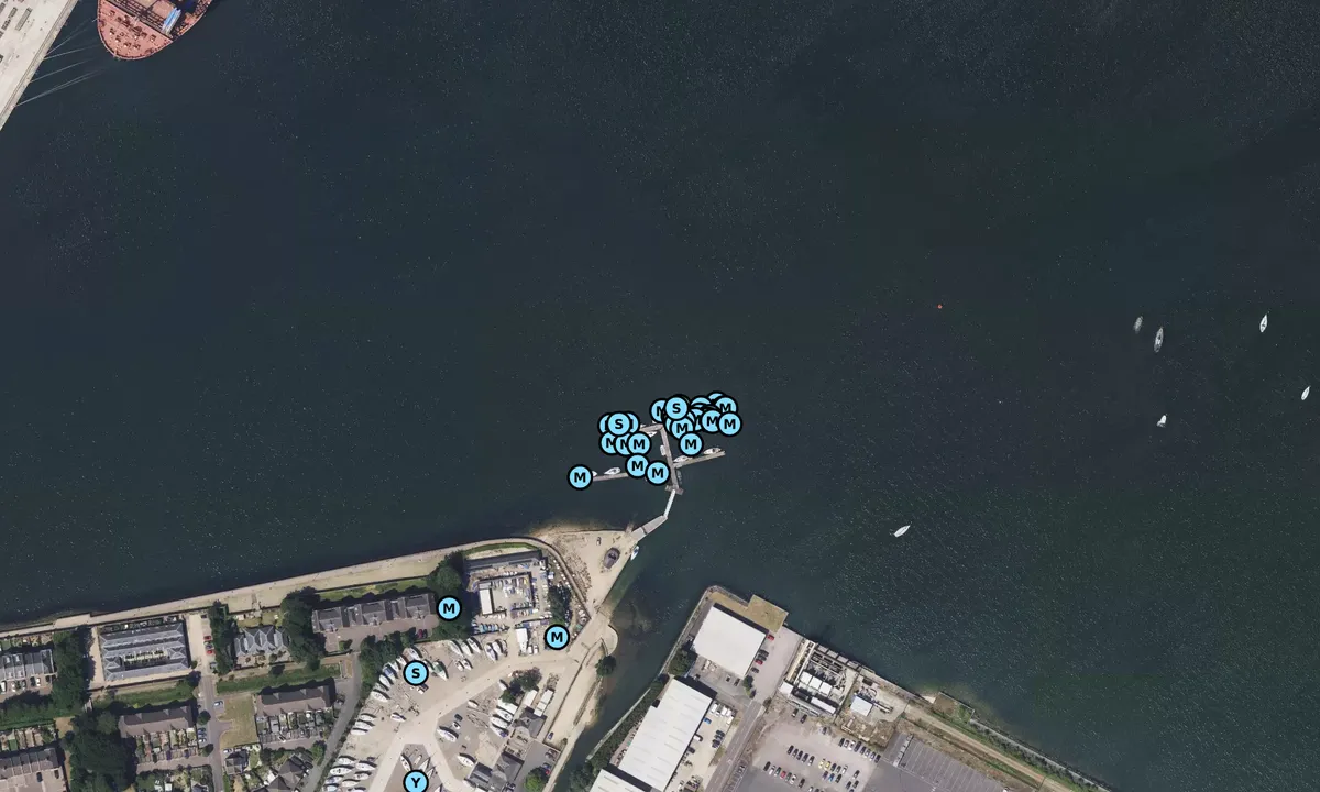 Satelite image of Marchwood Yacht Club - Southampton