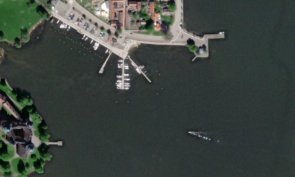 Satelite image of Mariefred