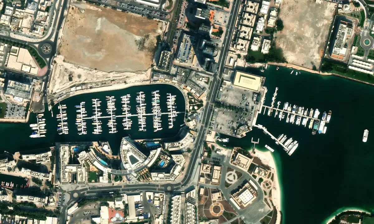 Satelite image of Marina Al Bateen