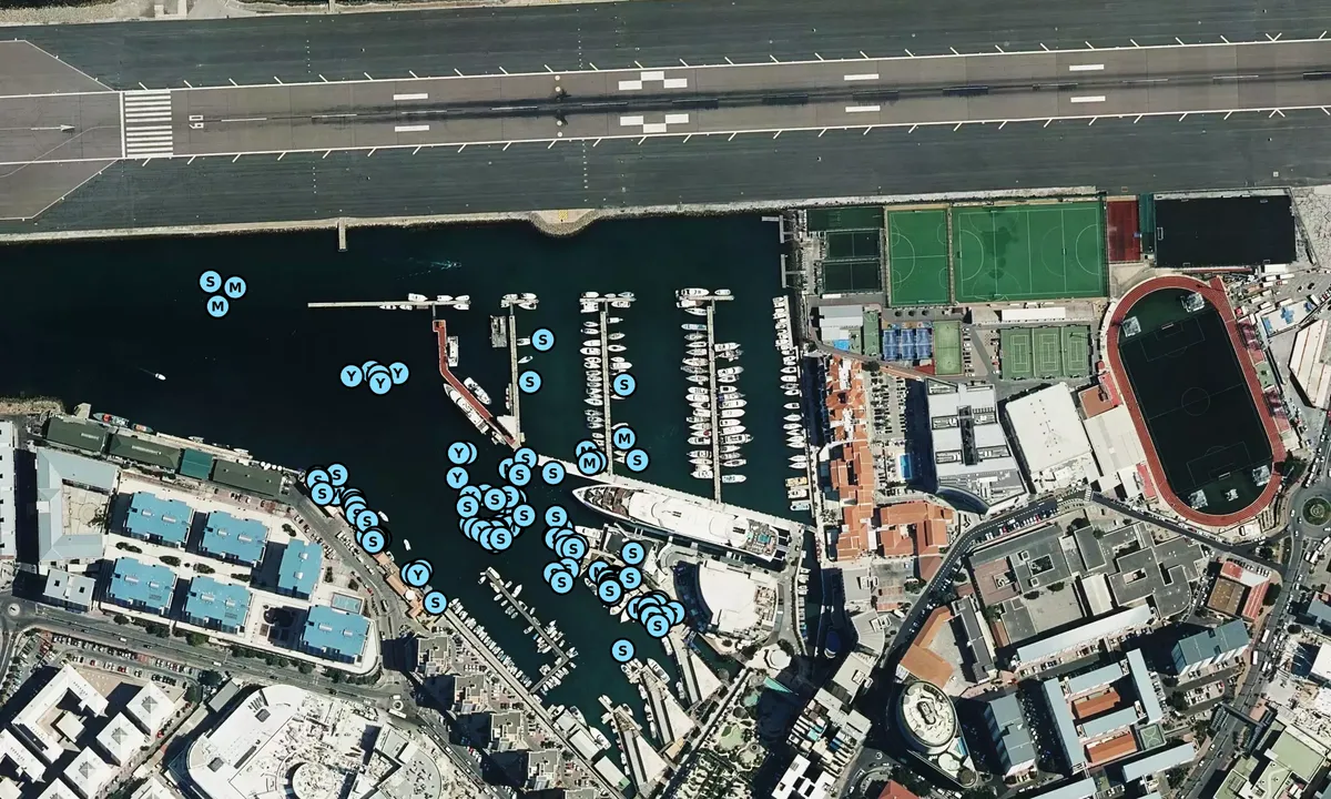 Satelite image of Marina Bay 1