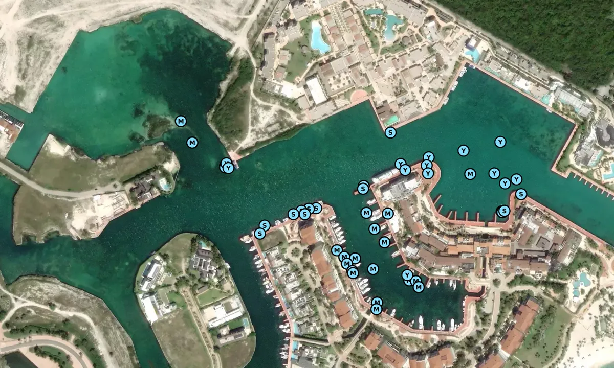 Satelite image of Marina Cap Carna