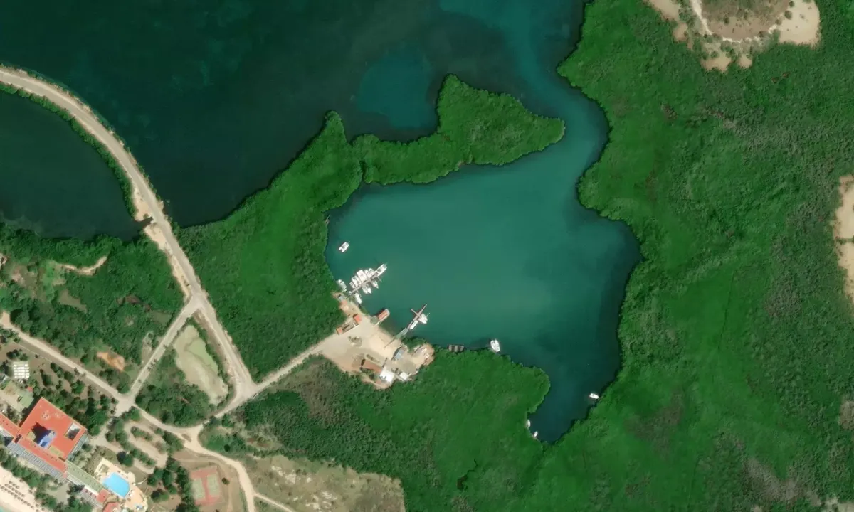 Satelite image of Marina Cayo Blanco