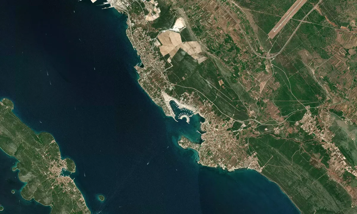 Flyfoto av Marina Dalmacija