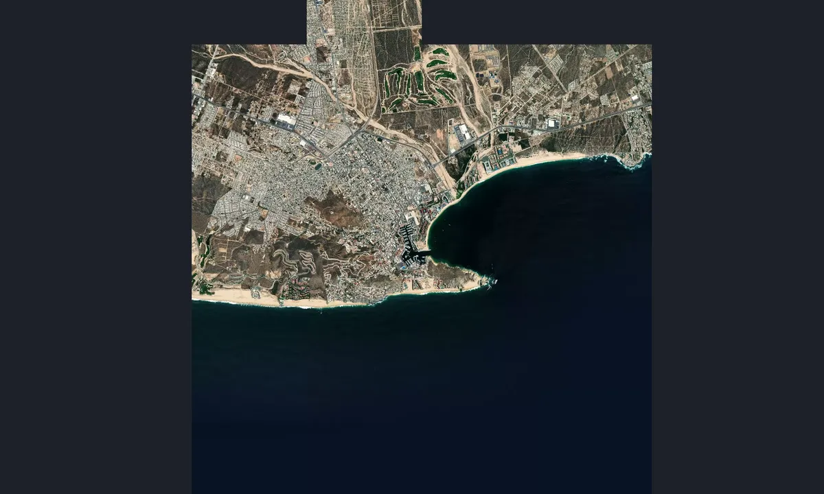 Flyfoto av Marina de Baja
