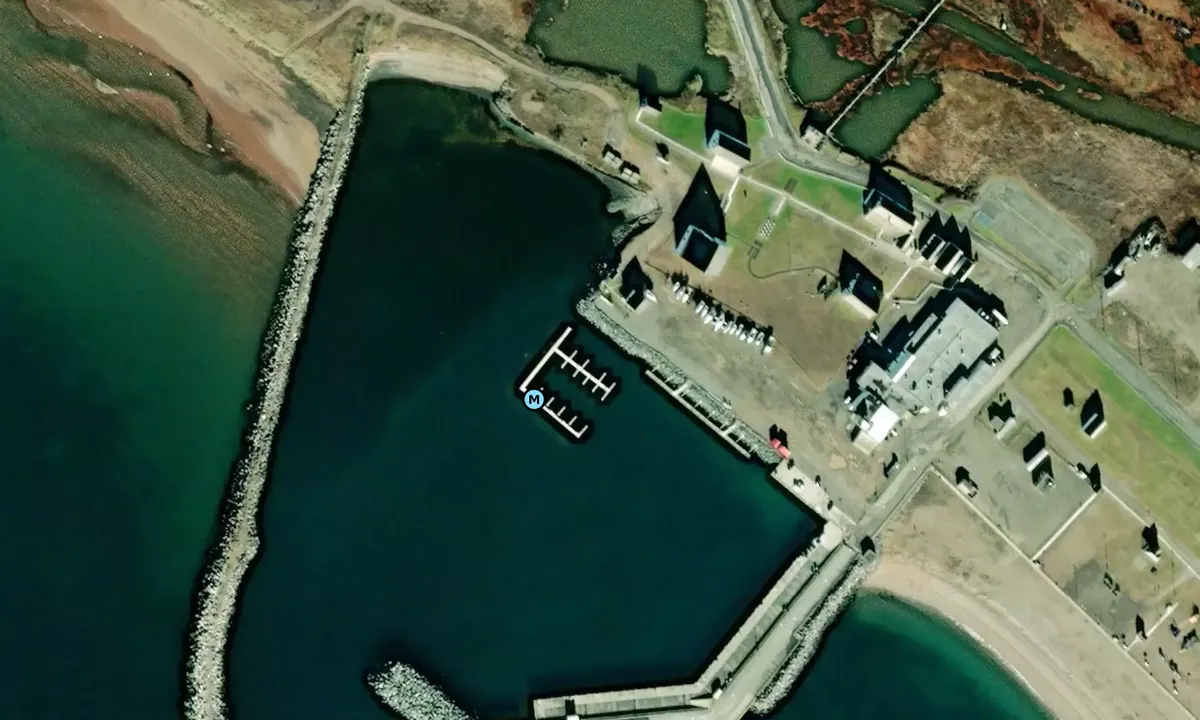 Satelite image of Marina de Paspebiac