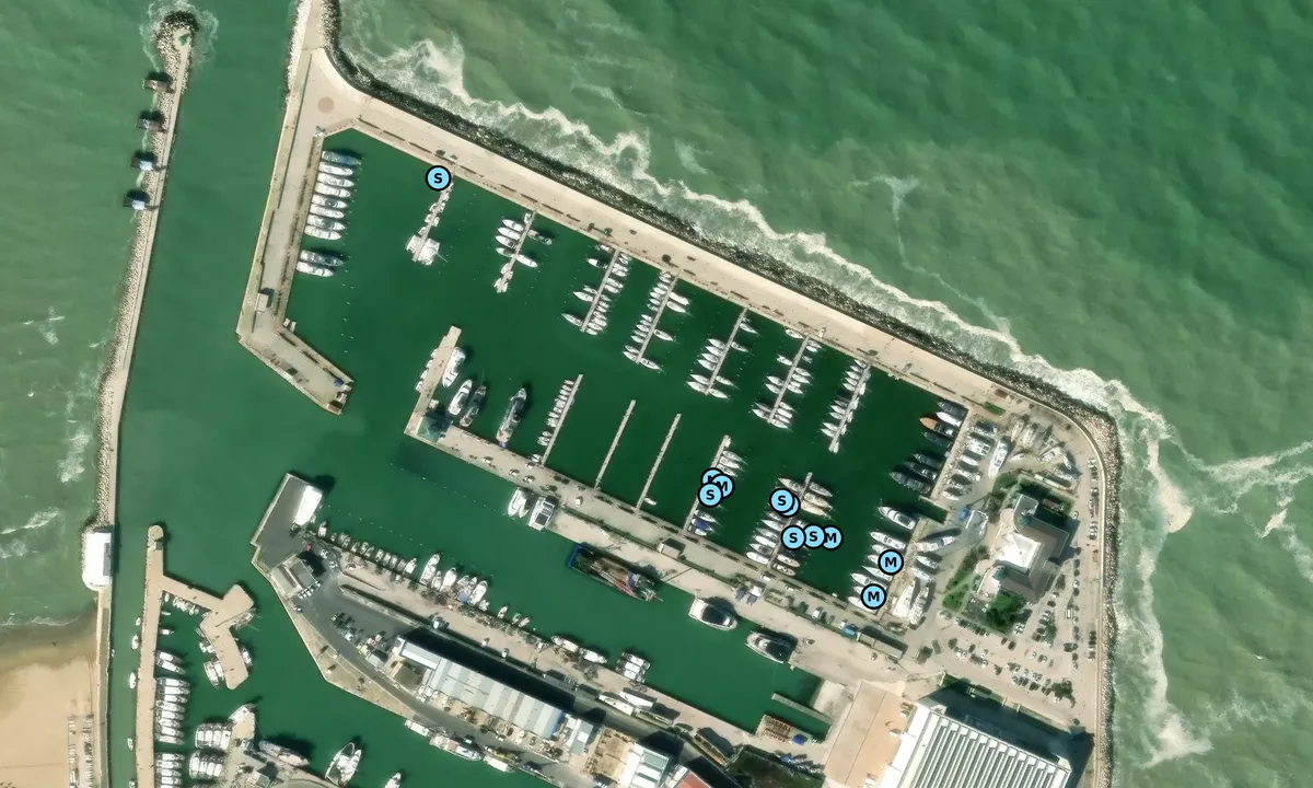 Satelite image of Marina dei Cesari - Fano