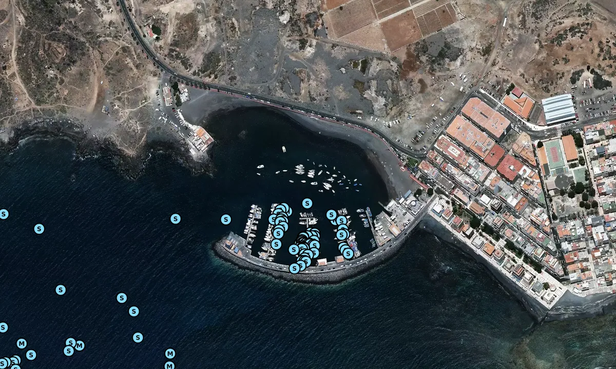 Satelite image of Marina del Sur Tenerife